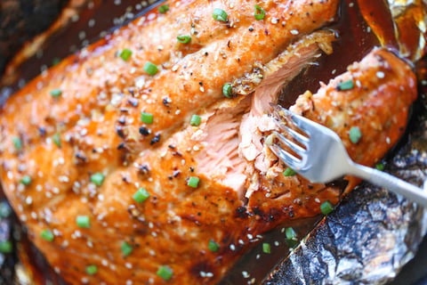 Saumon à L’asiatique sur le BBQ