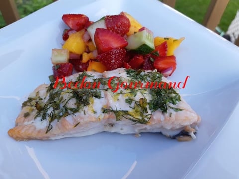 Saumon en Croûte D'herbes