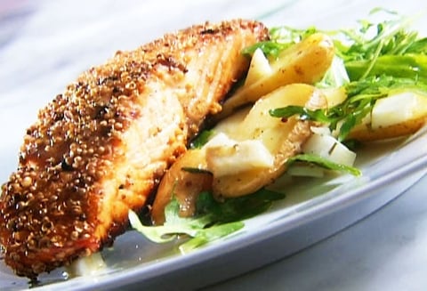 Saumon en Croûte D'épices