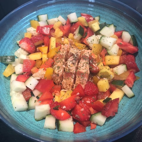 Saumon et Salade Salsa