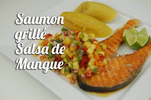 Saumon Grillé Salsa de Mangue