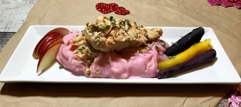 Saumon sur Pommes de Terre Rose D'amour