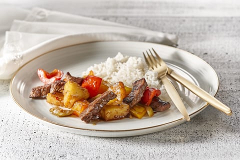 Sauté de Bœuf à L’ananas