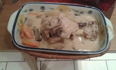 Sauté de Dinde Façon Blanquette