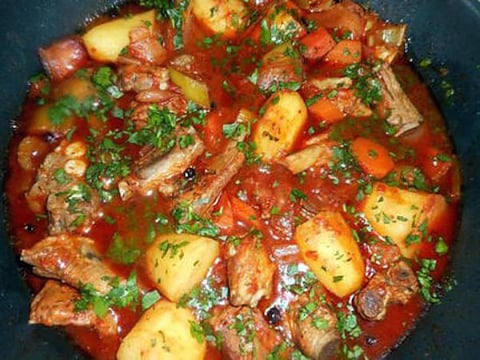 Sauté de Porc Mijoté a la Bière Ambrée