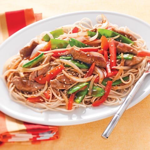 Sauté de Porc Teriyaki aux Légumes