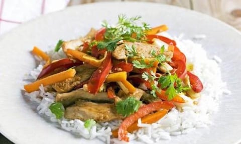 Sauté de Poulet et de Poivrons