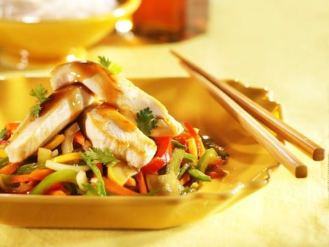 Sauté de Poulet Teriyaki à L’érable