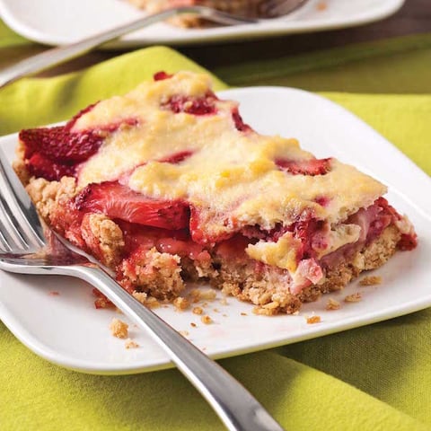 Savoureuses Barres Tendres Tofu-Fraises