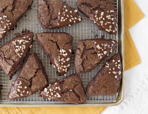 Scones au Chocolat, Gingembre et Stout