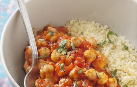 Semoule aux Pois Chiches et à la Tomate