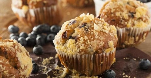 Sirop D'érable et Bleuets...Un muffin Gagnant