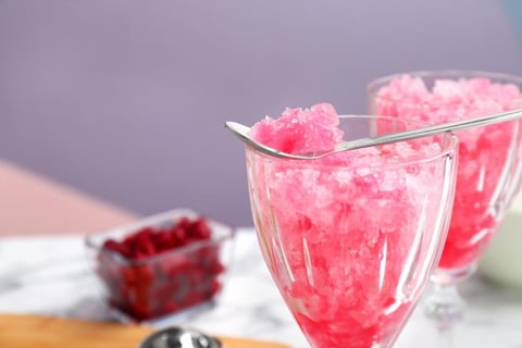 Slush à la Vodka et à la Limonade Rose