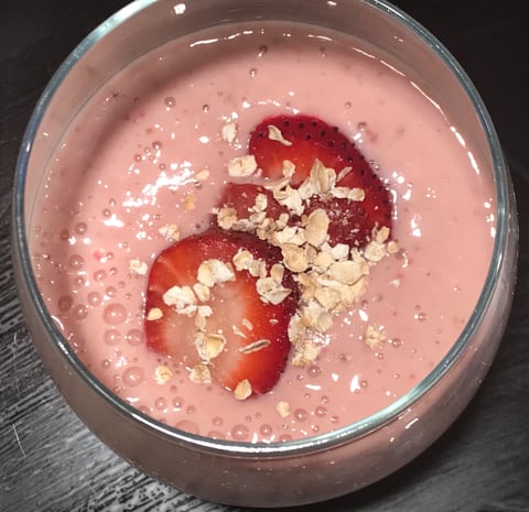 Smoothie aux Fraises