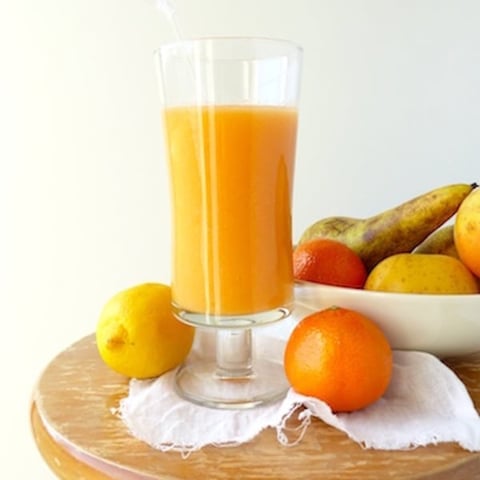 Smoothie Énergie Mandarine, Carotte, Poire et Pomme