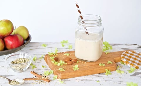 Smoothie Protéiné au Pomme Fromage et Caramel Latte