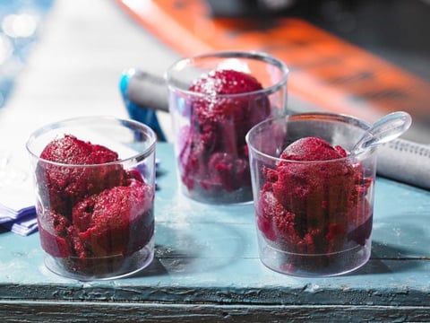 Sorbet aux Petits Fruits, Betteraves et Érable