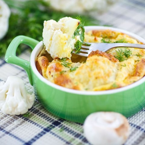 Soufflé au Chou Fleur