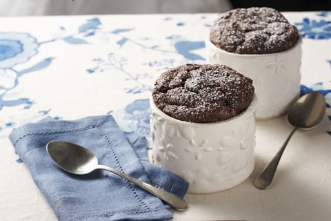 Soufflés au Chocolat pour Deux