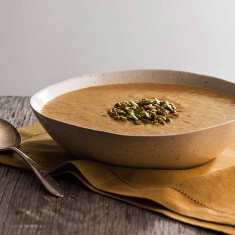 Soupe à la Courge Musquée et aux Pommes de Terre