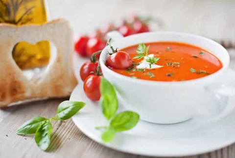 Soupe à la Tomate au Basilic
