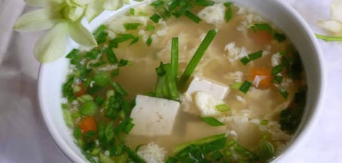 Soupe Asiatique aux Oeufs