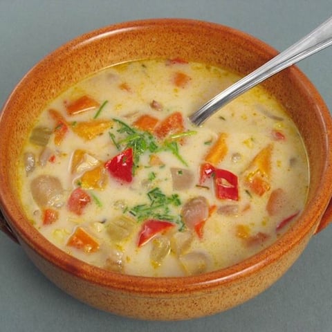 Soupe au Blé d'inde Pauvre en Sel