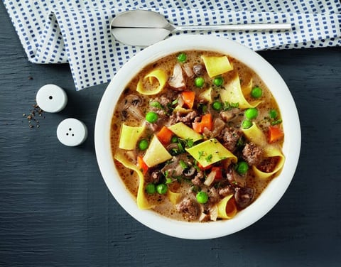 Soupe au Bœuf Stroganoff