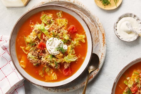 Soupe au chou Farci
