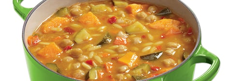 Soupe au Légumes Mélange Épicé et D’orzo