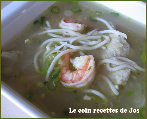 Soupe au Porc et Crevettes