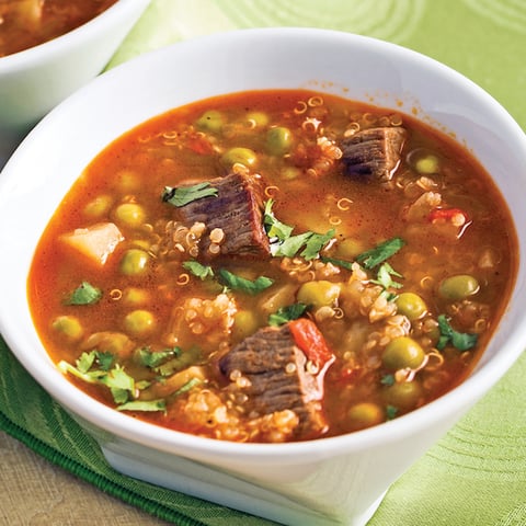 Soupe au Quinoa et Boeuf