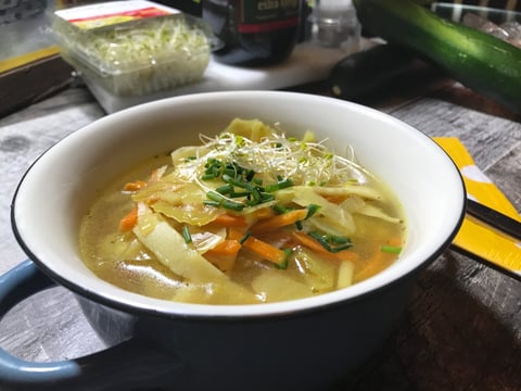 Soupe aux Choux et Carottes à la Mijoteuse