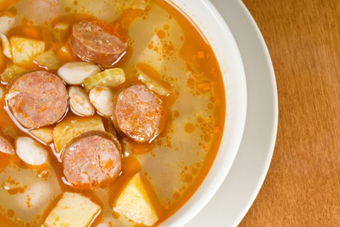 Soupe aux Légumes et au Chorizo
