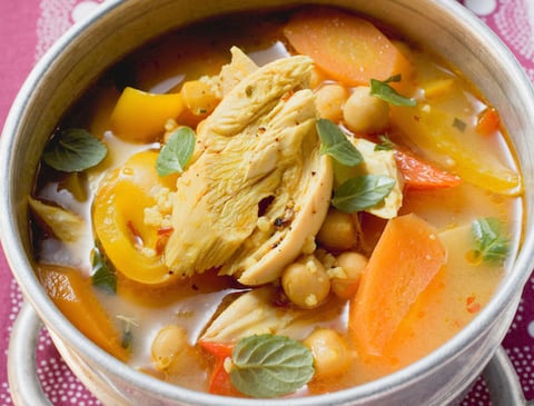 Soupe aux Légumes et au Poulet