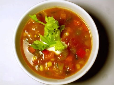 SOUPE AUX LÉGUMES SANS GLUTEN
