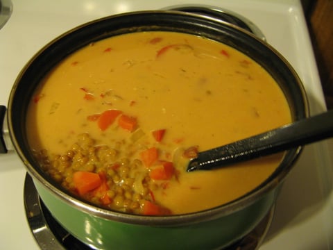 Soupe aux Lentilles Rouges à L'idienne