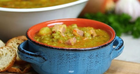 Soupe aux Pois en Mijoteuse
