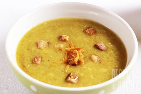 SOUPE AUX POIS (MIJOTEUSE)