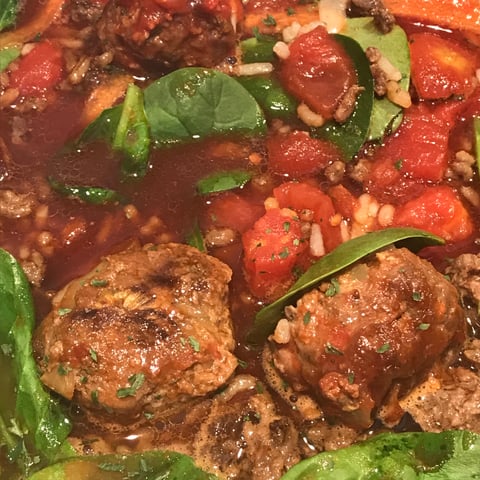 Soupe aux Tomates, Boulettes Piquantes
