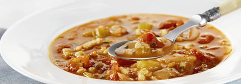 Soupe aux Tomates Rôties et à L’orge