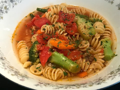 Soupe avec Légumes du Jardin