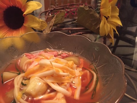 Soupe avec les Restes ( Économique )
