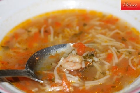 Soupe Chinoise aux Crevettes