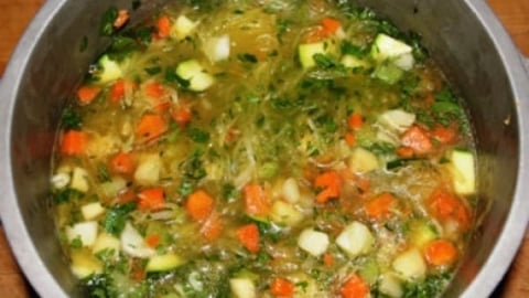Soupe D'automne à la Courge Spaghetti