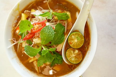 Soupe Curry aux Crevettes