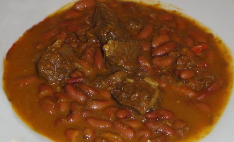 Soupe de Bœuf aux Haricots Rouges et Coco