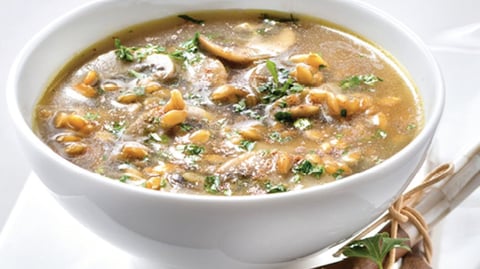 Soupe de Champignons à L’épeautre (anti-reflux)