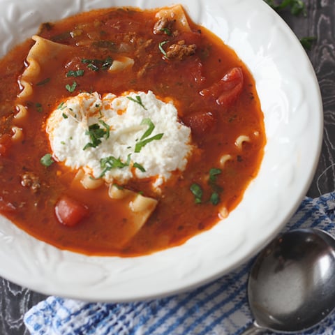 Soupe de Lasagne