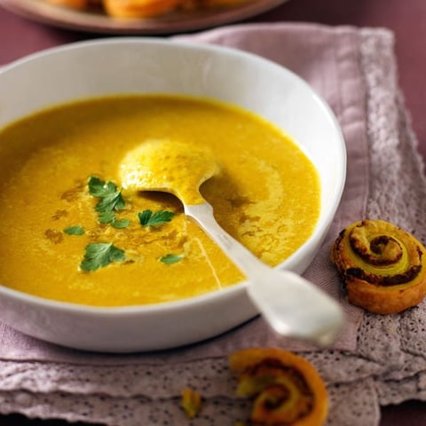 Soupe de Lentilles Corail au Curry
